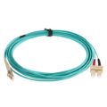 Premium Line Patch Lead Duplex LC/SC OM3 Fibre Cable 10m FPD50-LCSC-10-OM3