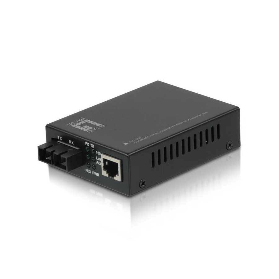 LevelOne FVT-2001 RJ45 to SC Fast Ethernet Media Converter