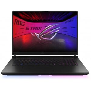 ASUS ROG STRIX SCAR 18 / 18-inch 2.5K (2560 x 1600  WQXGA) 16:10 ROG Nebula HDR Display / Intel® Core™ Ultra 9 Processor 275HX 2.7 GHz (36MB Cache  up to 5.4 GHz  24 cores  24 Threads)/ Intel® AI Boost NPU up to 13 / DDR5 32GB ( 16GB DDR5-5600 SO-DIMM  the memory speed of the systems vary by CPU SPEC *2 ) / 2TB PCIe® 4.0 NVMe™ M.2 Performance SSD + 1x M.2 SSD / NVIDIA® GeForce RTX™ 5090 Laptop GPU 24GB GDDR7 / Backlit Chiclet Keyboard Per Key RGB with Copilot key / Fast charging ( Recharge from 0-50% in 30 minutes ) / Incl. ROG backpack / Off Black / Windows 11 Home / 1YR PUR Warranty
