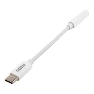 Gizzu USB Type-C to 3.5mm AUX Audio Adapter – White GAPC35