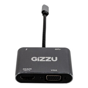 Gizzu 4-in-1 Type-C to HDMI/VGA/USB3.0 Hub GAPCHVUPD