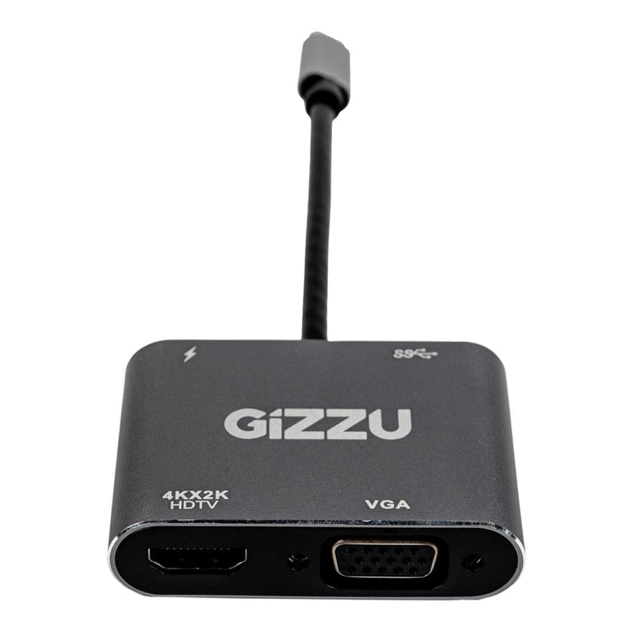 Gizzu 4-in-1 Type-C to HDMI/VGA/USB3.0 Hub GAPCHVUPD