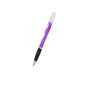 Geeko Blue Ink Sanitizing Pen 3 in 1- Purple GKSSPPUR