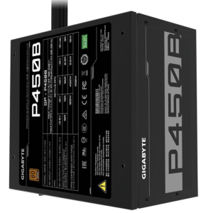 Gigabyte P450B 80 PLUS Bronze 450W 20+4 pin ATX ATX Black Power Supply GP-P450B