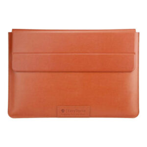MagEasy EasyStand 16-inch Leather Notebook Sleeve Stand – Saddle Brown GS-105-103-201-146