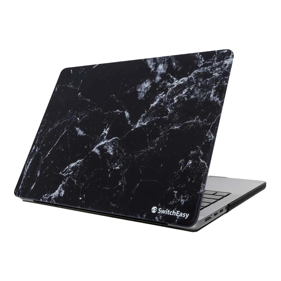 SwitchEasy Artist Marble 13-inch Hardshell Protective Notebook Case for MacBook Pro – Marble Black
