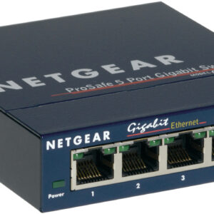 Netgear GS105 Unmanaged Switch Gigabit Ethernet Blue GS105GE