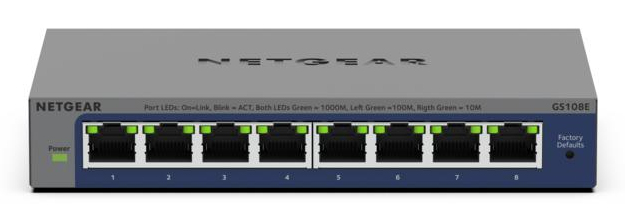 Netgear GS108E 5-port Gigabit Ethernet Easy Smart Managed Switch GS108E-400EUS - Image 3