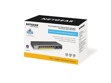 Netgear GS110TP Managed Switch L2/L3/L4 Gigabit Ethernet PoE Grey GS110TP-300EUS - Image 4