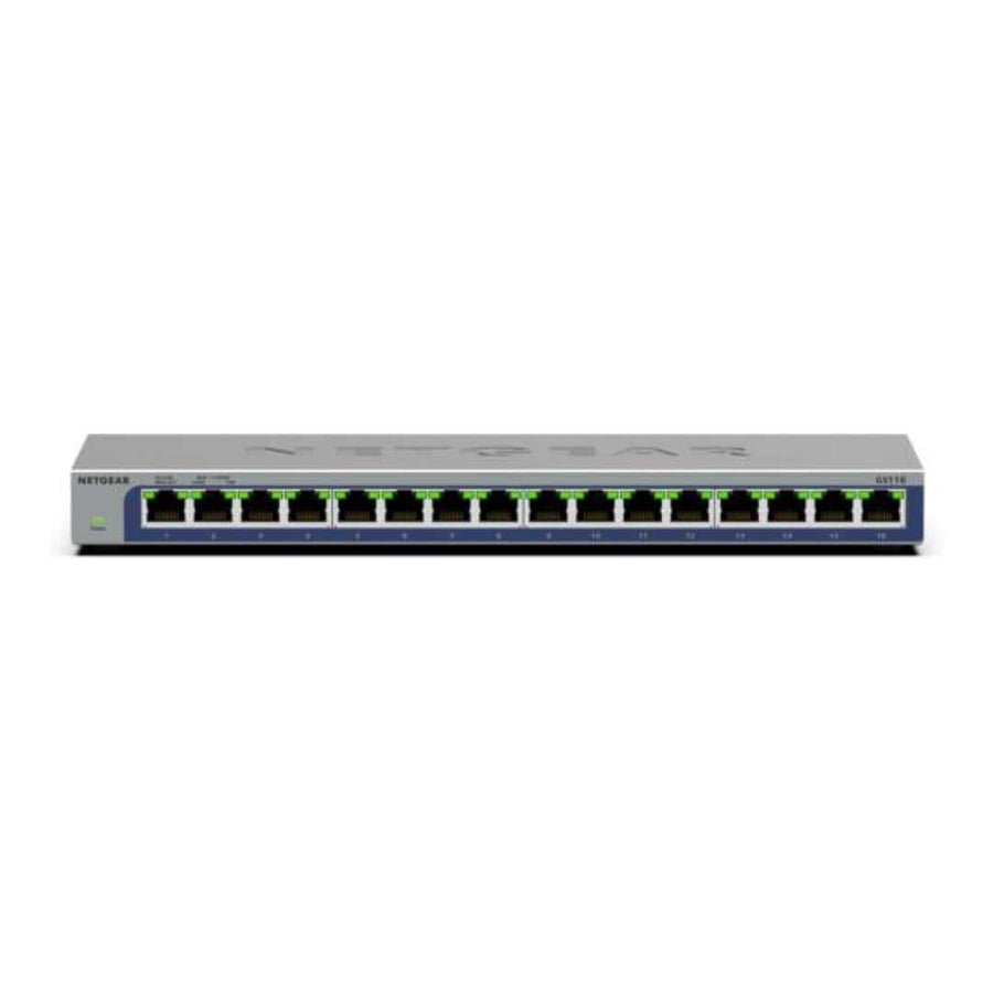 Netgear GS116v3 16-port Gigabit Ethernet Unmanaged Network Switch GS116-300EUS