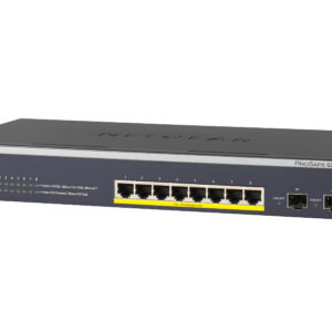 Netgear GS510TPP Managed Switch L2/L3/L4 Gigabit Ethernet PoE Black GS510TPP-100EUS