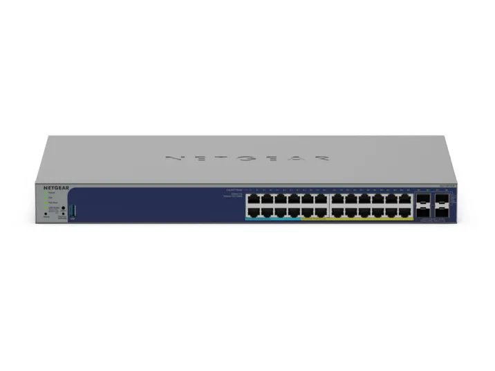 Netgear GS728TXUP 24-port Gigabit PoE+ and PoE++ Smart Switch and 4 SFP+ Ports GS728TXUP-300EUS - Image 2
