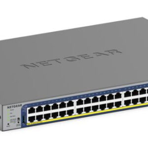 Netgear GS752TXP 48-port Gigabit Ethernet PoE+ Smart Switch with 4 SFP+ Ports 380W GS752TXP-300EUS