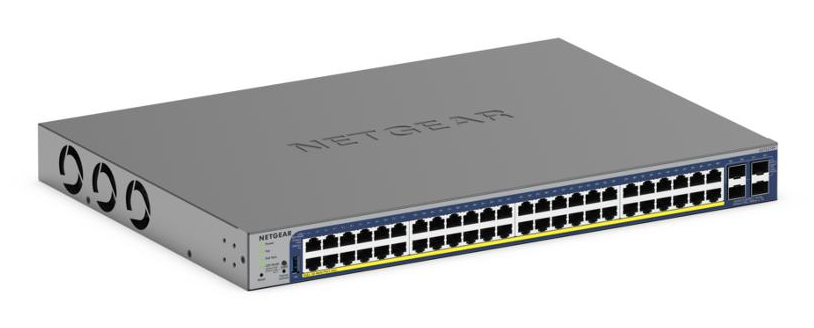 Netgear GS752TXP 48-port Gigabit Ethernet PoE+ Smart Switch with 4 SFP+ Ports 380W GS752TXP-300EUS