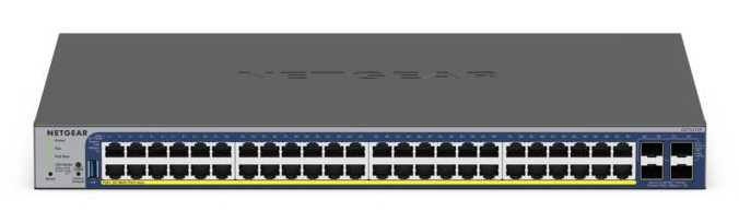 Netgear GS752TXP 48-port Gigabit Ethernet PoE+ Smart Switch with 4 SFP+ Ports 380W GS752TXP-300EUS - Image 2
