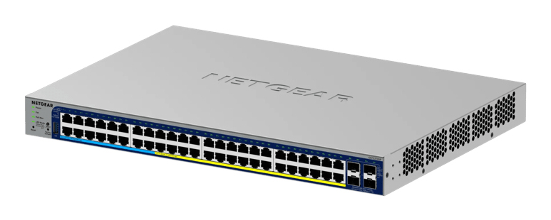 Netgear GS752TXUP 48-Port Gigabit PoE+ and PoE++ Smart Switch with 4 SFP+ Ports GS752TXUP-300EUS - Image 3
