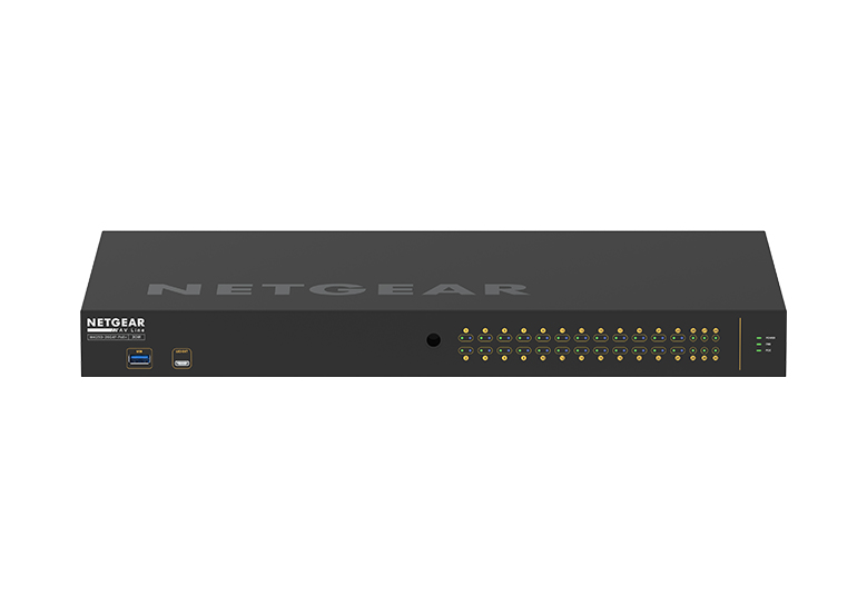 Netgear M4250-26G4F-PoE+ 24-port Gigabit PoE+ Ethernet Managed Switch with 2x Gigabit Ethernet and 4x SFP ports