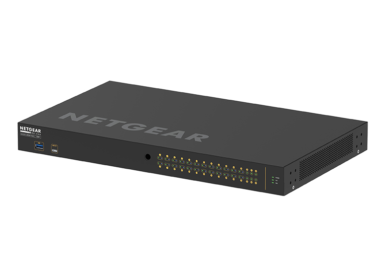 Netgear M4250-26G4F-PoE+ 24-port Gigabit PoE+ Ethernet Managed Switch with 2x Gigabit Ethernet and 4x SFP ports - Image 2