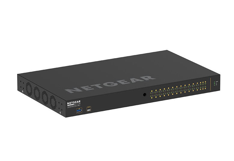 Netgear M4250-26G4F-PoE+ 24-port Gigabit PoE+ Ethernet Managed Switch with 2x Gigabit Ethernet and 4x SFP ports - Image 3