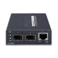Planet GT-1205A 10/100/1000T to Dual 10/100/1000X SFP Media Converter