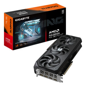 GIGABYTE RADEON RX9070 XT GAMING OC 16GB GDDR6/ HDMI x2/ DP x2/ 8K Ready.