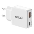 Gizzu 45W 2-port GaN Wall Charger White GWCCU45W