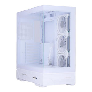 Huntkey GX760A Fortune ATX Gaming PC Case – White