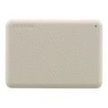 Toshiba Canvio Advance 2.5-inch 2TB USB 3.2 Gen 1 Beige External Hard Drive HDTCA20EW3AA