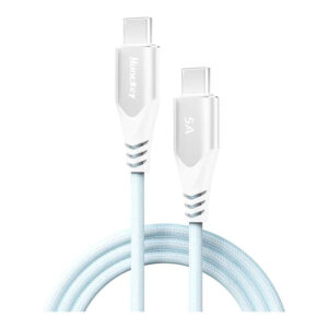 Huntkey 5A 100W Type-C Male to Male Cable 2m Blue HKCCC501502