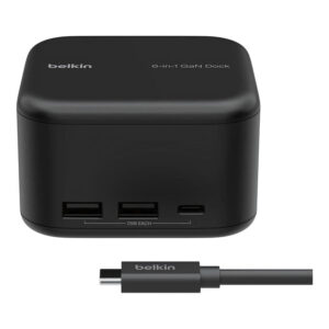 Belkin Connect 130W USB-C 6-in-1 Core GaN Dock INC018VFBK