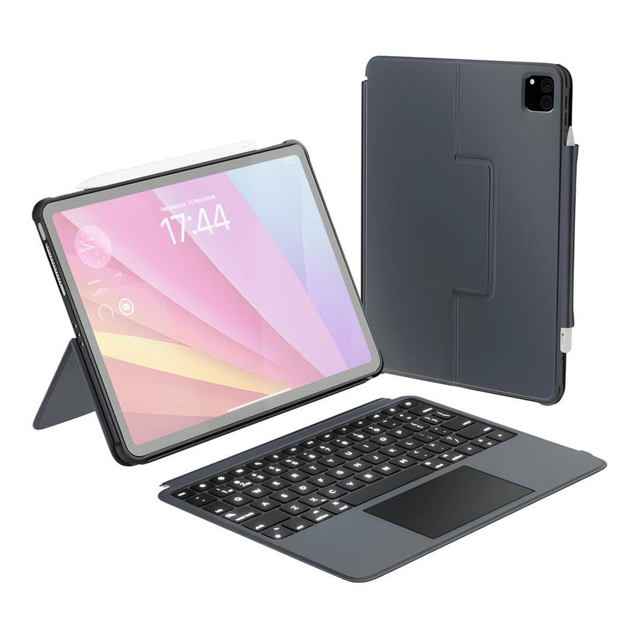 Macally iPad Pro 11-inch Case with Keyboard and Track Pad – Black IPKBCASEP11
