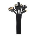 Tuff-Luv Flexible 19-20-inch Cable Management Sleeve Organizer - Black J2_99