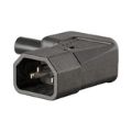 IEC Male Right Angle Kettle Connector JA-2233-2