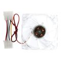 UniQue 80mm Clear LED Case Fan - Blue JF-01