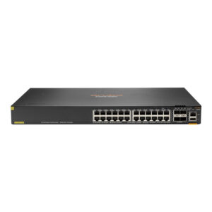 HPE ANW X 6200F 24-port Class-4 PoE Network Switch with 4x SFP Ports JL725B