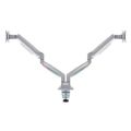 Kensington SmartFit One -Touch Height Adjustable Dual Monitor Arm White K55471EU