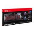 Tt eSPORTS COMMANDER COMBO Multi Light Gaming Keyboard and Mouse Combo KB-CCM-PLBLUS-01