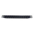 Linkbasic 10-inch 12-port CAT6 Patch Panel for Mini Rack LB-PP126MR