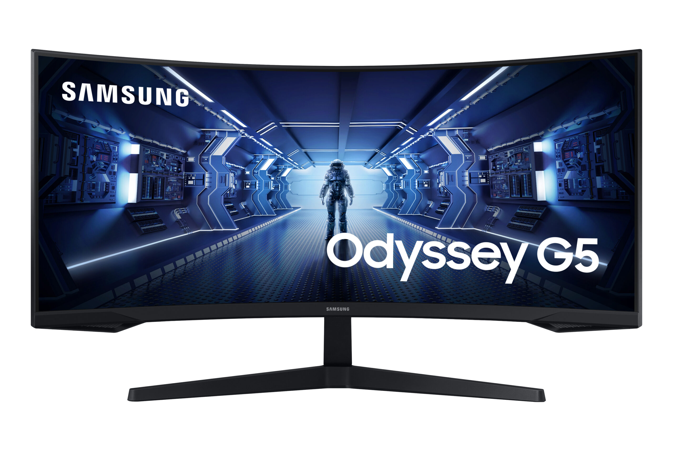 Samsung Odyssey 34-inch 3440x1440p QHD 21:9 165Hz 1ms VA LED Curved Monitor LC34G55TWWPXEN