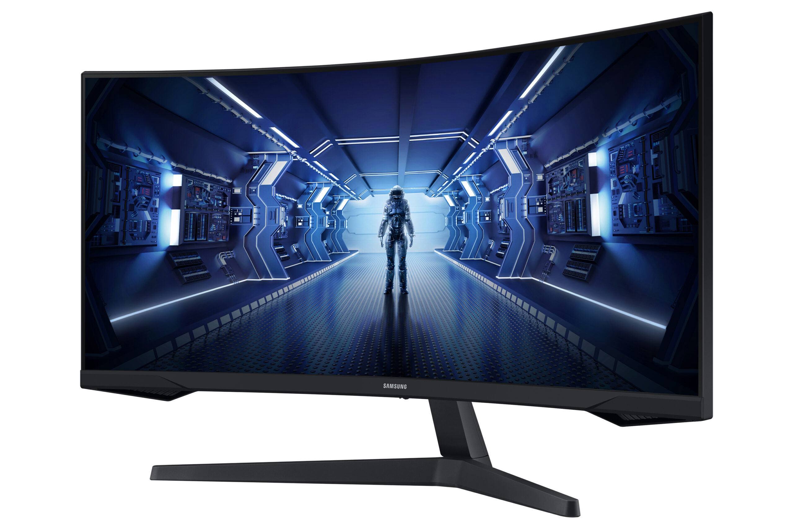 Samsung Odyssey 34-inch 3440x1440p QHD 21:9 165Hz 1ms VA LED Curved Monitor LC34G55TWWPXEN - Image 3