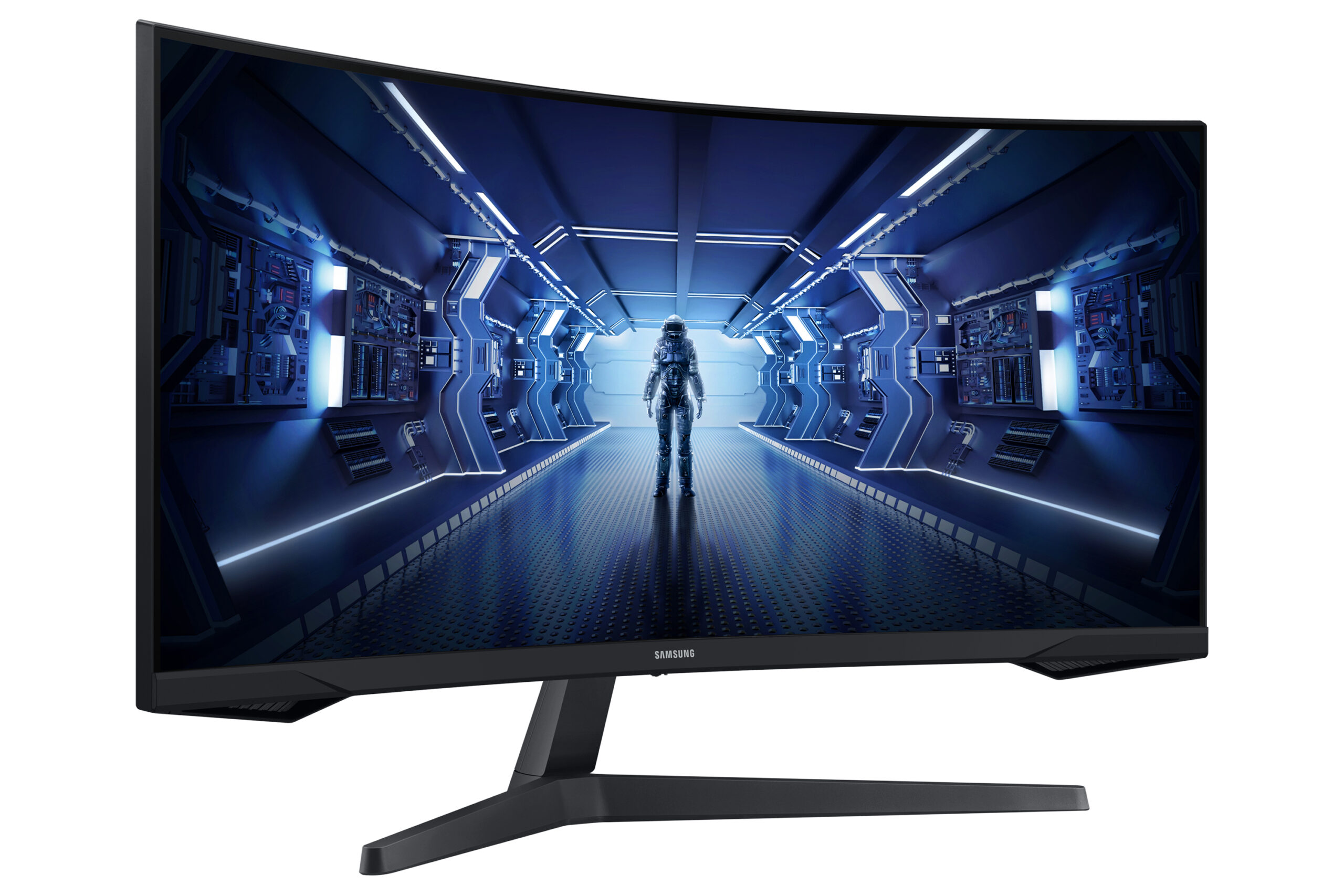Samsung Odyssey 34-inch 3440x1440p QHD 21:9 165Hz 1ms VA LED Curved Monitor LC34G55TWWPXEN - Image 4