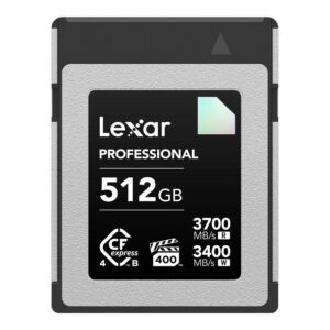 Lexar Professional DIAMOND 512GB CFexpress 4.0 Type-B Memory Card LCXEXD4512G-RNENG