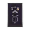 Lucktech Wall Plate 1x VGA, 1x HDMI, 1x Audio Jack, 1x Lan, 1x Video LK-QC-12580