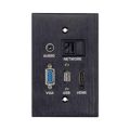 Lucktech Wall Plate 1x VGA, 1x HDMI, 1x Audio Jack, 1x USB, 1x Lan LK-QC-12584