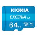 Kioxia EXCERIA G2 64GB MicroSDHC Memory Card LMEX2L064GG2