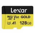 Lexar Professional GOLD 128GB microSDXC UHS-II Memory Card LMSGOLD128G-BNNNG
