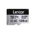 Lexar Professional SILVER PLUS 128GB MicroSDXC Memory Card LMSSIPL128G-BNANG