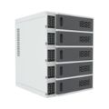 Chen Source 5-bay Charging Notebook Lockers AC and USB-A LN105HS/charging loc