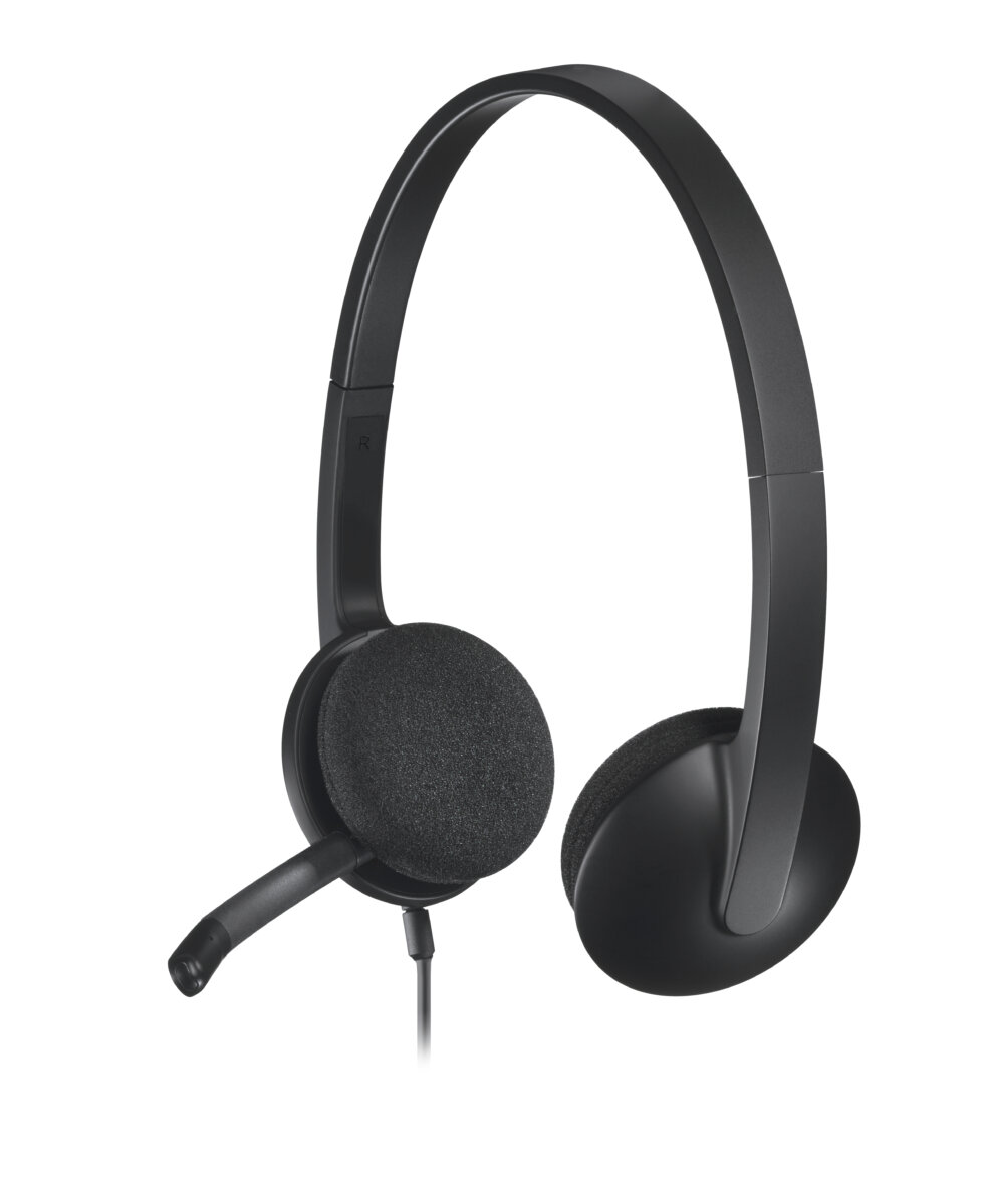 Logitech H340 – Stereo Headsets – Black – USB