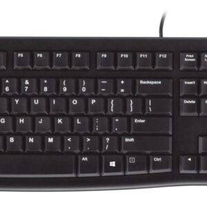 Logitech K120 – Wired Keyboard – Black – USB